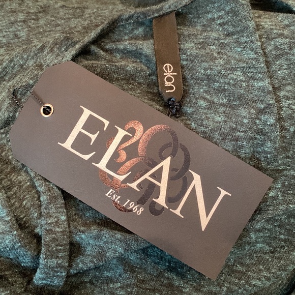 Elan Long Sleeve Faux Wrap Top NEW! - Picture 7 of 7